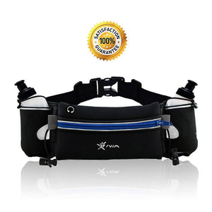 Hydration Running Bag Belt Fanny Pack for Marathon Waterproof Reflective Sports Waist Bag Fitness Marathon Cycling Travel