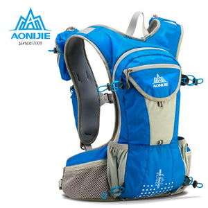 AONIJIE 12L Hydration Backpack Rucksack Bag Outdoor Sport Running Backpack Marathon Cycling Trail Running Hydration Vest Pack