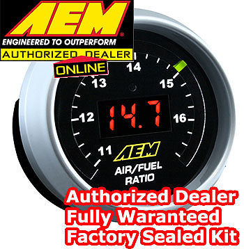 AEM 30-4110 WIDEBAND O2 UEGO CONTROLLER AIR FUEL RATIO GAUGE KIT BOSCH 4.9 LSU